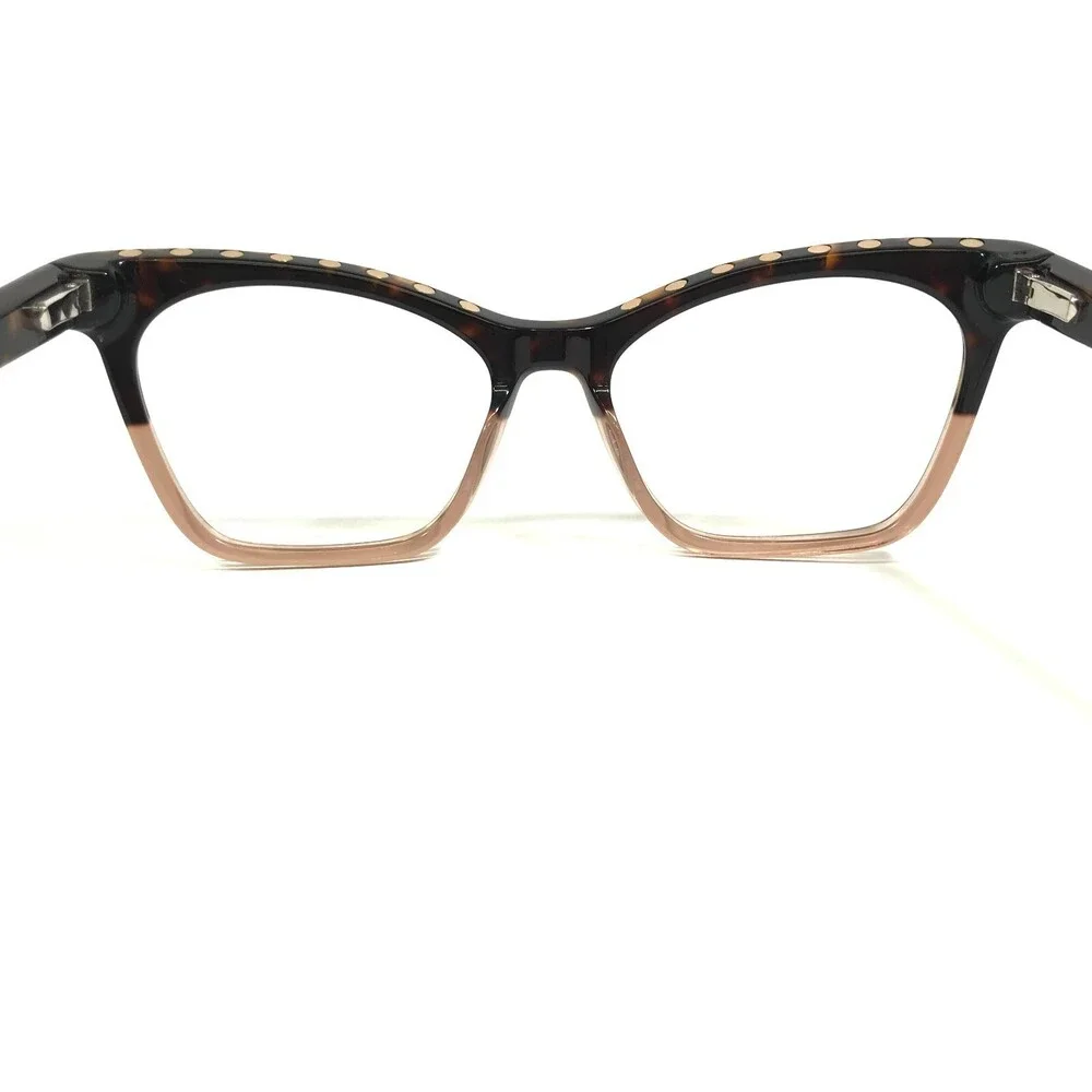 L.A.M.B Eyeglasses Frames LA061 HAV Brown Tortoise Clear Pink Cat Eye 54-17-140